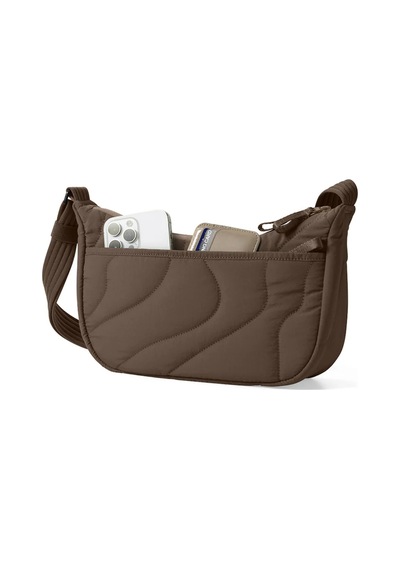 Terra Puffy Serisi T34 3.5l Kahverengi El Ve Omuz Çantası - T34s1y1