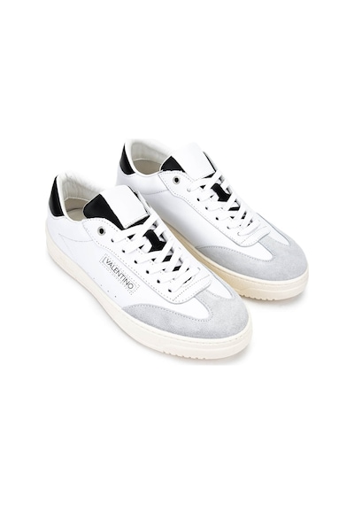 Mario Valentino Erkek Hakiki Deri Beyaz/siyah Sneakers & Spor Ayakkabı 1040 95s7002 Erk Ayk Sk25-26 Whıte/black Beyaz
