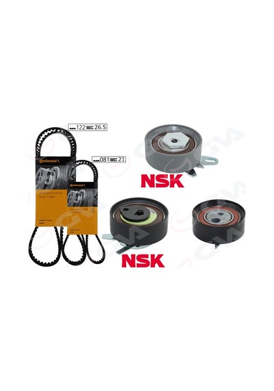 Gva Triger Seti 122x26.5 -077x21 T4 2.5tdi - Volt Lt35 2.5tdi Acv-anj-avr K015323xs Triger Pompa Seti Gva 59t7570c 074198119-074198119h-074198119q