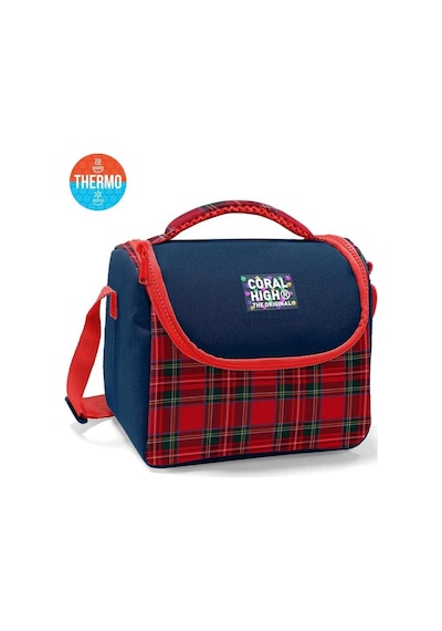 Coral High Lacivert Ekose Fiyonk Desenli 3 Lü Okul Çanta Seti 33207