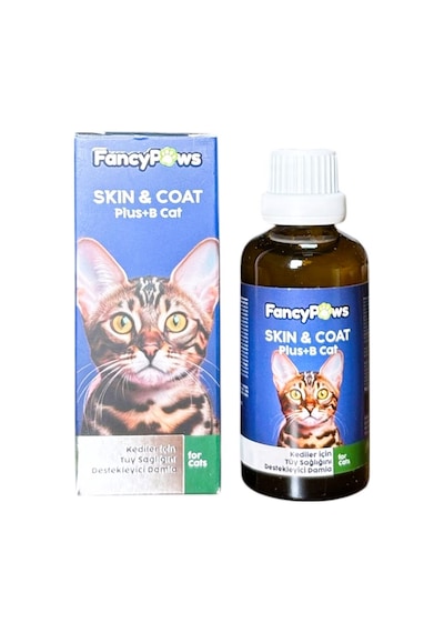 Fancy Paws Skin Ve Coat Plus B Kedi Tüy Sağlığı Damlası 50 Ml
