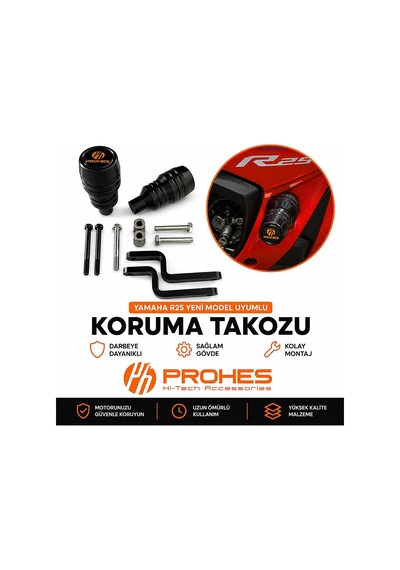 Prohes Ph-855 Yamaha R25 Yeni Model Uyumlu Motor Koruma Takozu