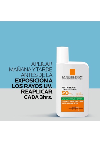 La Roche-posay Anthelios Oil Control Fluid Spf 50+ Akışkan Yüz Güneş Kremi 50 Ml