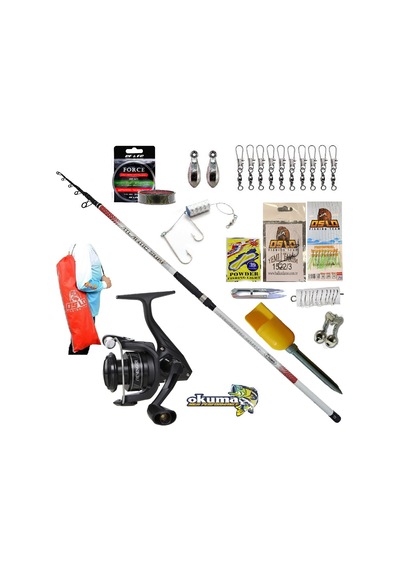 Okuma Revenger Rv-8000a 360cm 100-200gr Black Fight Profesyonel Olta Takımı Seti