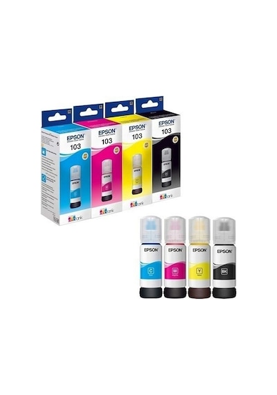 Epson 103 Mürekkep 4 Renk Takım L6170/L6190/L3160/L3151