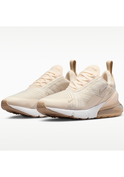 Nike Air Max 270 Womens Sneaker Cream Kadın Günlük Spor Ayakkabı Krem