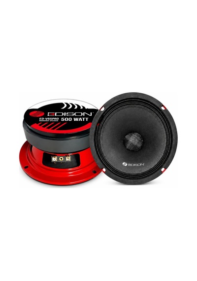 Edison Ed-v65pro 6.5" 16 Cm Karbon Göbek Midrange Hoparlör 250w Rms 99db 1.5" Voice Coil 4 Ohm