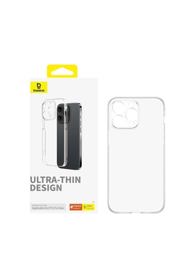 Baseus Apple İphone Uyumlu 15 Pro Max Lucent Serisi Ultra İnce Transparan Kılıf- 5775