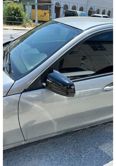 Mercedes C Serisi W204 Uyumlu Yarasa Ayna Kapağı Pianoblack İthal Abs Plastik A+ Kalite 2007-2014