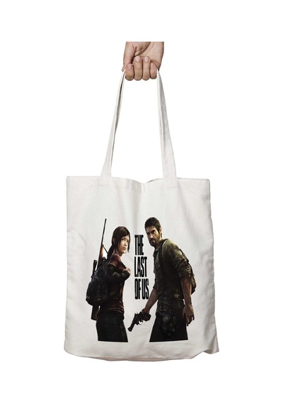 Art Hediye The Last Of Us Karakter İki Taraf Kalıcı Yıkanabilir Okul Plaj Omuz Bez Çanta Çok Renkli