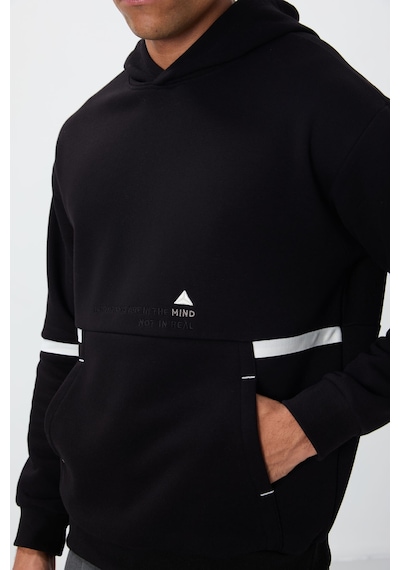 Tommy Life Siyah Pamuklu Kalın İçi Tüylü Yumuşak Dokulu Comfort Fit Nakışlı Erkek Sweatshirt - 88417 Siyah Tommy Life Siyah Pamuklu Kalın İçi Tüylü Yumuşak Dokulu Comfort Fit Nakışlı Erkek Sweatshirt - 88417 Siyah