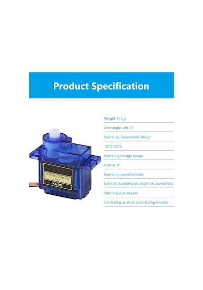 Sg90 Rc Mini Servo Motor Micro Servo Motor Sg90 9g 360