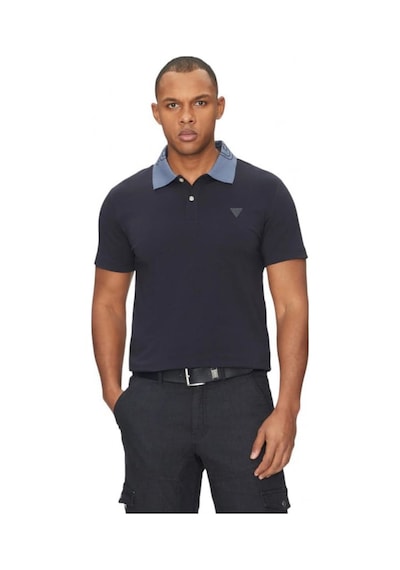 Guess Erkek Nolan Polo T-shirt - Lacivert 659126 Guess Erkek Nolan Polo T-shirt - Lacivert 659126