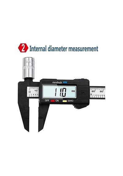Dijital Kumpas, Mikrometre, Ölçüm Aleti, 15 Cm 6 İnç Elektronik Kumpas, Lcd Ekranlı Tam Ölçü, İnç Milimetre Dönüşüm