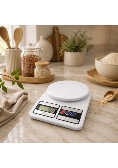 Krafz Mutfak Tartısı, Elektronik Hassas Mutfak Terazisi, Tartısı, Dijital Mutfak Tartısı, Mutfak Terazisi, 10 Kg 1 Gr Hassasiyet, Dara Özelliği Enerji Sınıfı A++ Çok Renkli