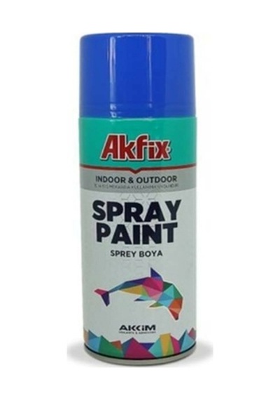 Akfix Sprey Boya 400 ML Parlak Mavi Sprey Boya