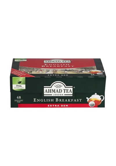 Ahmad Tea English Breakfast Demlik Poşet Çay 48'li 153,6 G - 5 Adet Tarı
