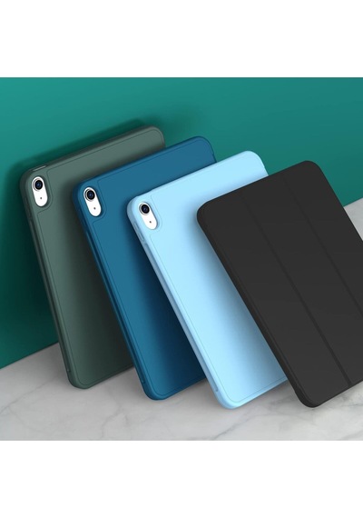 Apple Uyumlu iPad 11.nesil 2025 / 10.nesil 2022 Kalem Bölmeli Standlı Smart Kılıf Kapaklı Kılıf