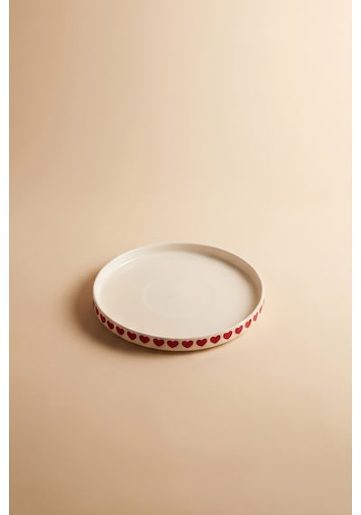 Karaca Sweetheart Pasta Tabağı 21,5 Cm Beyaz