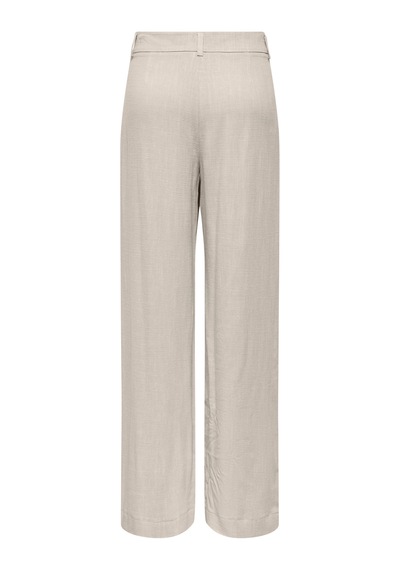 Only Onlsiesta Yüksek Bel Bol Paça Pantolon Bayan Pantolon 15367424 Taş