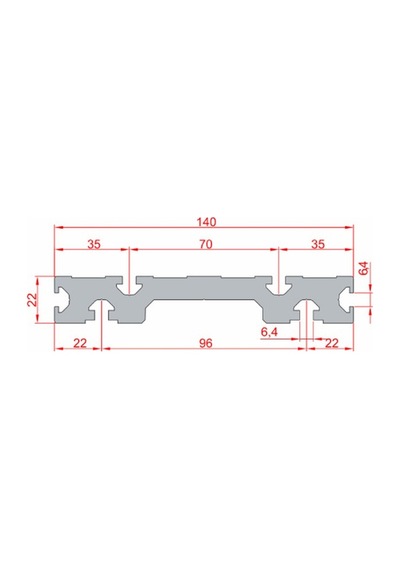 Doğuş Kalıp 22x140 Yüzey Kaplama Profili