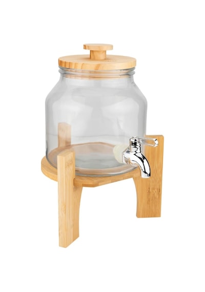 Bambum Fuente Ahşap Kapak Ve Bambu Standlı Cam Sebil 1.5l Diğer