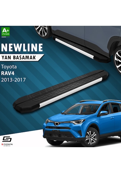 S-dizayn Toyota Rav 4 4 Newline Aluminyum Yan Basamak 173 Cm 2013-2017 A+ Kalite
