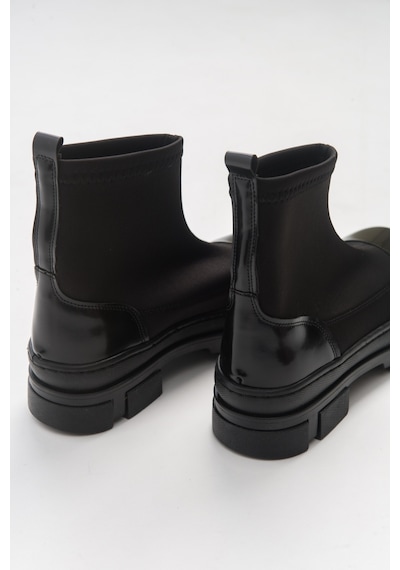 Luvishoes Bendıs Siyah Scuba Kadın Bot Siyah