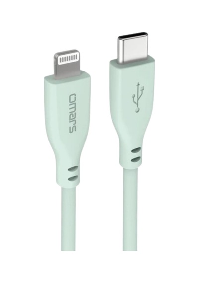 Omars OMCB010GA Usb-C To Lightning Şarj ve Data Kablosu Yeşil