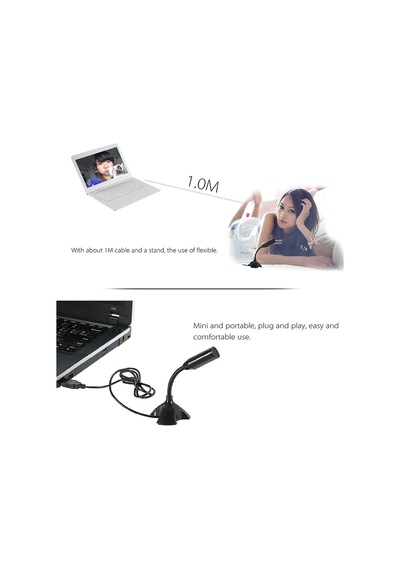 Usb Masaüstü Mikrofonu 360 Ayarlanabilir Mikrofon