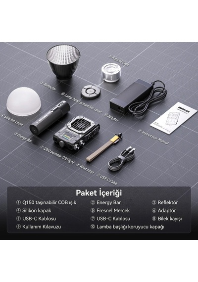 Photoolex Quantum Q150 150w Bi-color Cob Led Işık - Ls-164pl-01