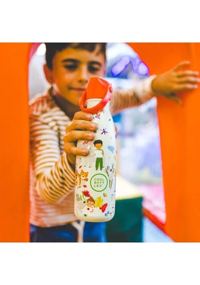 Cool Bottles Paslanmaz Çelik Suluk - The Kids Bottle Curious Explorers 350 Ml Cbbk35ce Karışık