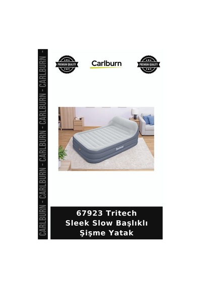 Özel Seri 67923 Tritech Sleek Slow Başlıklı Şişme Yatak Taşıma Ürünü Ev Odası Rahat Uyku Çok Renkli