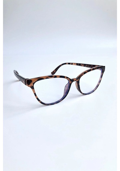 Cat-eye Leopar Mavi Işık Koruyucu Gözlük Çok Renkli