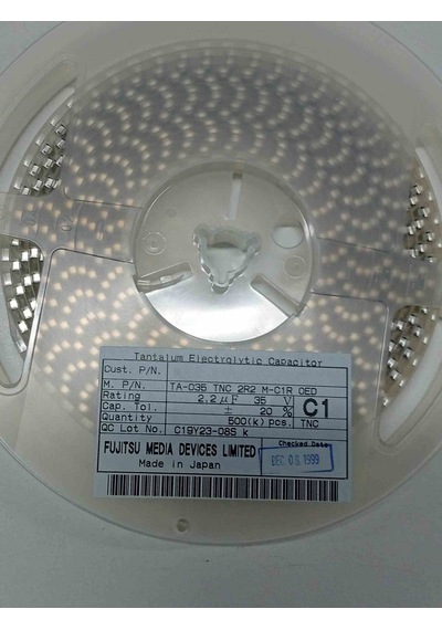 Ta035tnc2r2mc1r 2,2mf 35v Tantal Fujıtsu Tantal Kondansatör 67 Adet