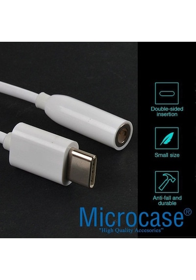 Huawei Mate 20 Pro Type-C Kulaklık Dönüştürücü 3.5 Mm Adaptör