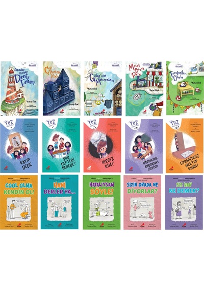 Erdem 3.Sınıflar için 15 Li Hikaye Seti + Kitap Okuma Not Defteri