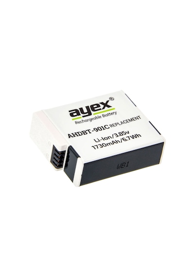 Ayex AHDBT-901C GoPro Hero 9, 10,11, 12 İle Uyumlu Batarya
