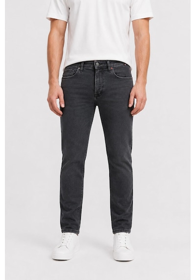 Classics Men Black Wood Erkek Slim Fit Jean Pantolon - 7690 Füme
