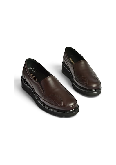 Fox Shoes Z555251203 Kahverengi Hakiki Deri Günlük Kadın Ayakkabı