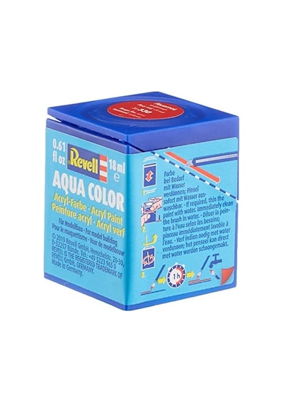 Aqua Su Bazlı Boyası Yarı Parlak - Ateş Kırmızısı 18ml-36330 6998