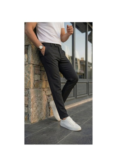 Butik İstanbul Erkek Slim Fit Dilli Kumaş Pantolon Lacivert