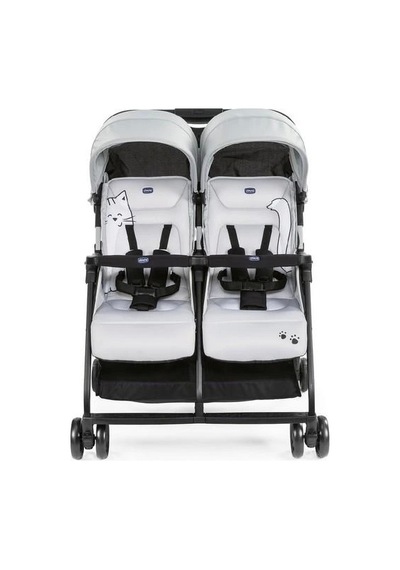 Chicco Ohlala Twin İkiz Bebek Arabası Silver Silver