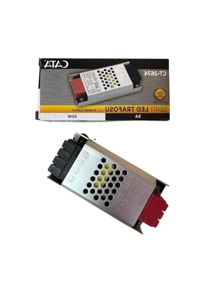 Şerit Led Trafosu, 12v Slim Kasa İle Kamera Ve Şerit Led Uyumlu Güç Kaynağı