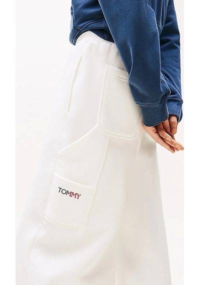 Tommy Hilfiger Kadın Beyaz Jogger Eşofman Altı Beyaz