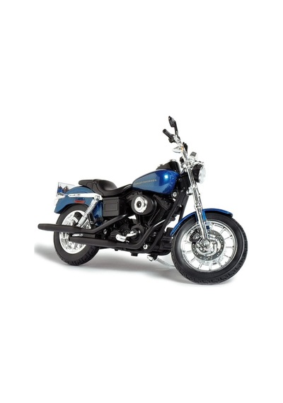 Harley Davidson 1/12 Ölçek 2004 Dyna Super Glide Sport Lacivert Diecast Motosiklet