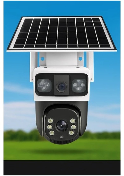 Balandı Pro-8200gıp 4mp 2 Kameralı E-sim 4g Solar Smart Kamera Güneş Panelli Hieasy Yazılım