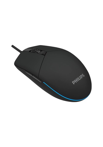 Phılıps Spk9304b, Siyah, Rgb Led Aydınlatma, Kablolu, 6400dpi, Gamıng Optik Mouse