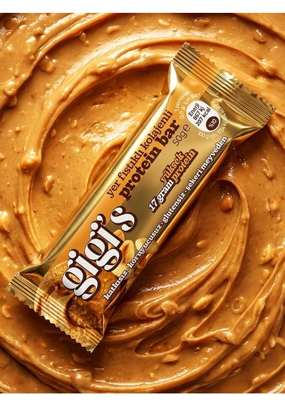 12'li Yer Fıstıklı Kolajenli Yüksek Proteinli Bar