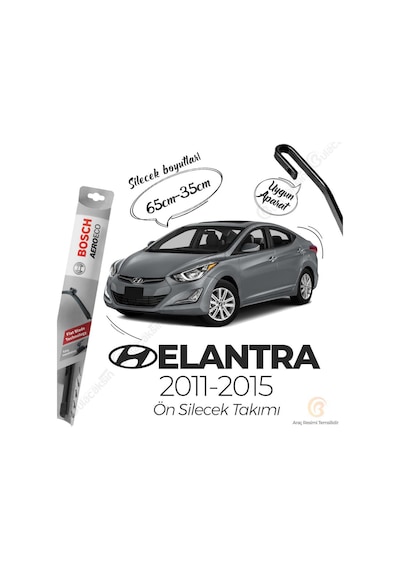 Hyundai Elantra Muz Silecek Takımı 2011-2015 Bosch Aeroeco